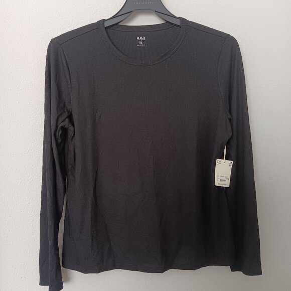 a.n.a womens long sleeve Black sweater size XXL - Picture 1 of 3